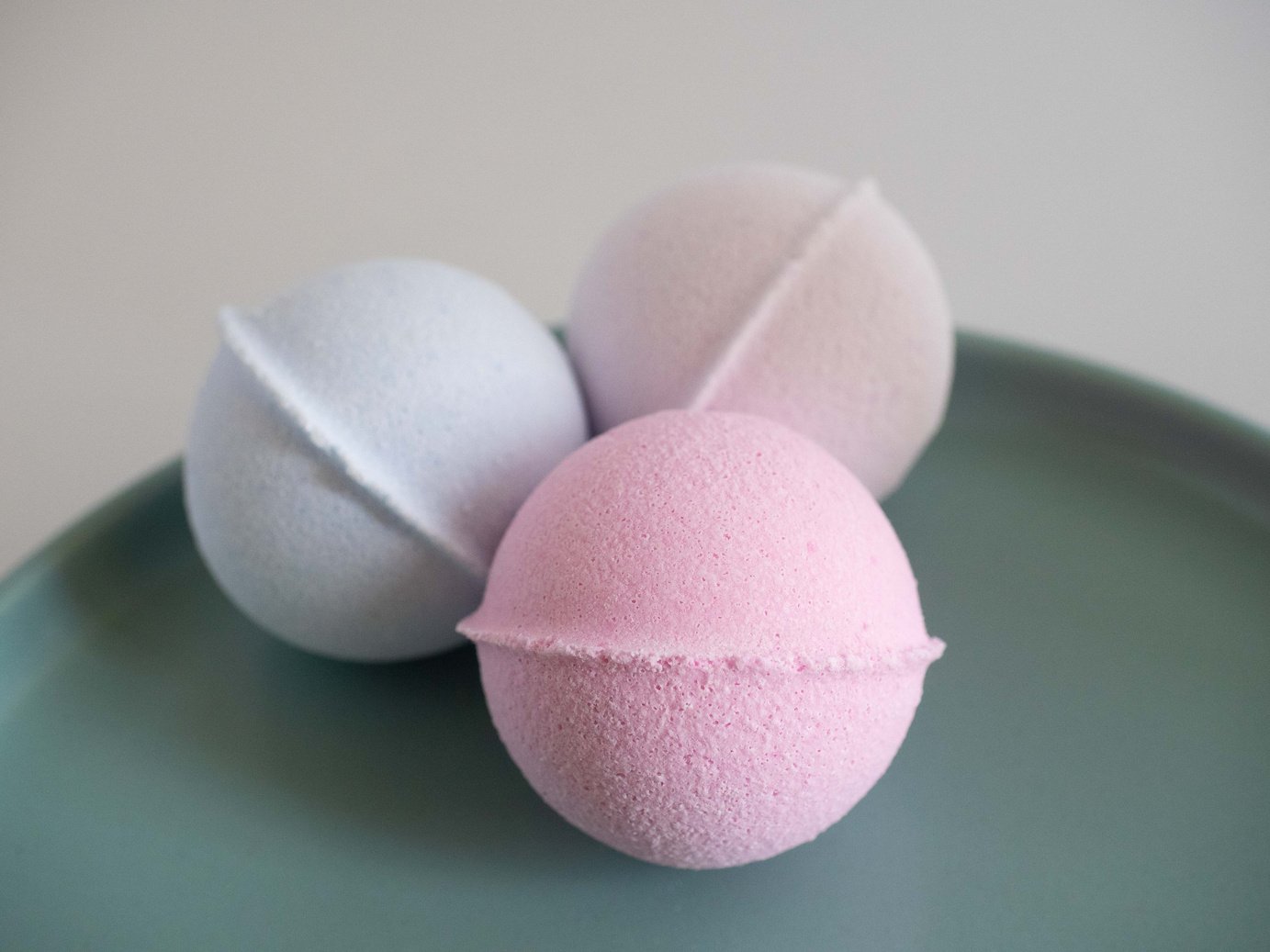 Close-Up Shot of Bath Bombs